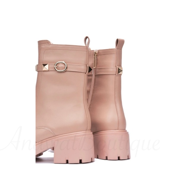 Harley Embellished Lug Sole Boot - Picture 2 of 12